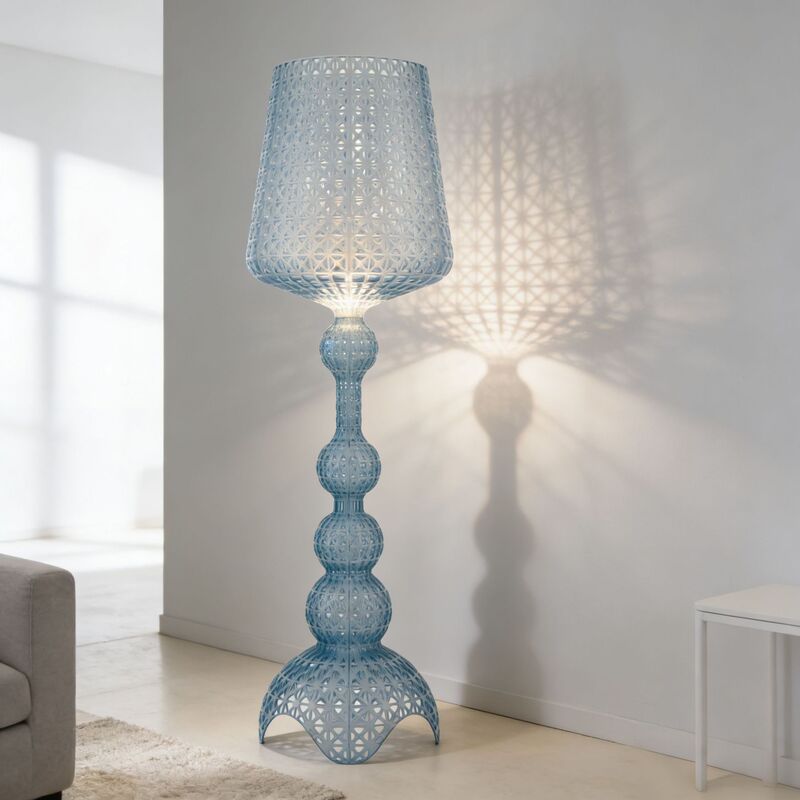 Italian Kartel Style Hollow-Out Floor Lamp for Living Room, High Aesthetic Post-Modern Wine Glass-Shaped Decorative Table Lamp Italian Kartel Style Hollow-Out Floor Lamp for Living Room, High Aesthetic Post-Modern Wine Glass-Shaped Decorative Table Lamp
