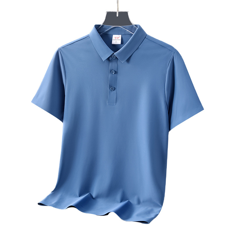 Camisetas POLO de alta gama sin costuras, absorbentes del sudor y transpirables, con LOGO impreso personalizado, ropa de trabajo para oficina corporativa, ropa de trabajo hecha a medida