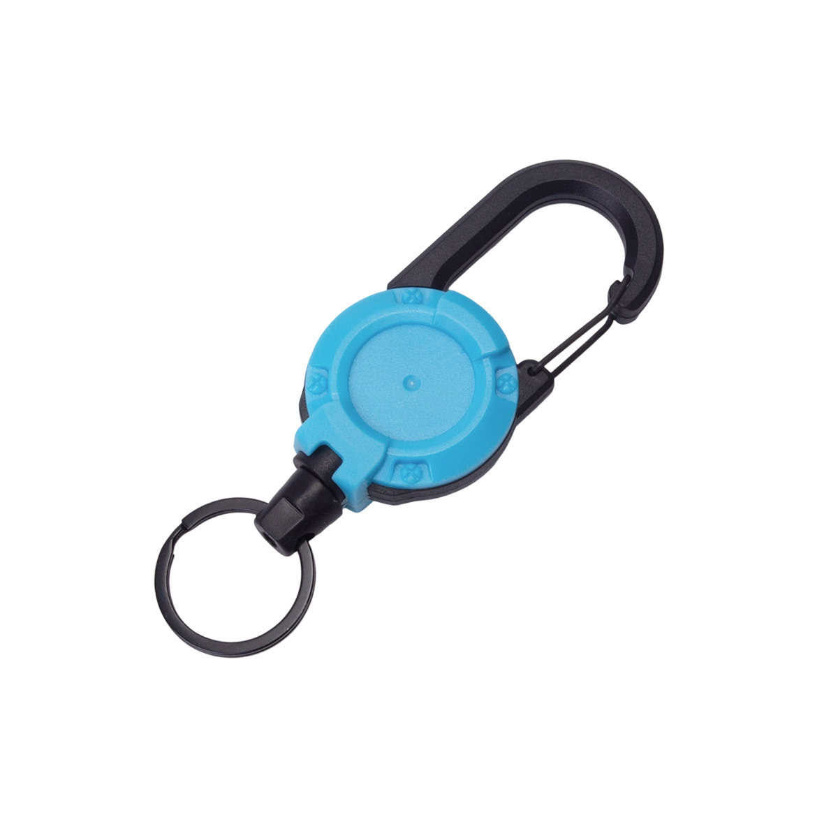 Llavero Retráctil con Cable de Acero