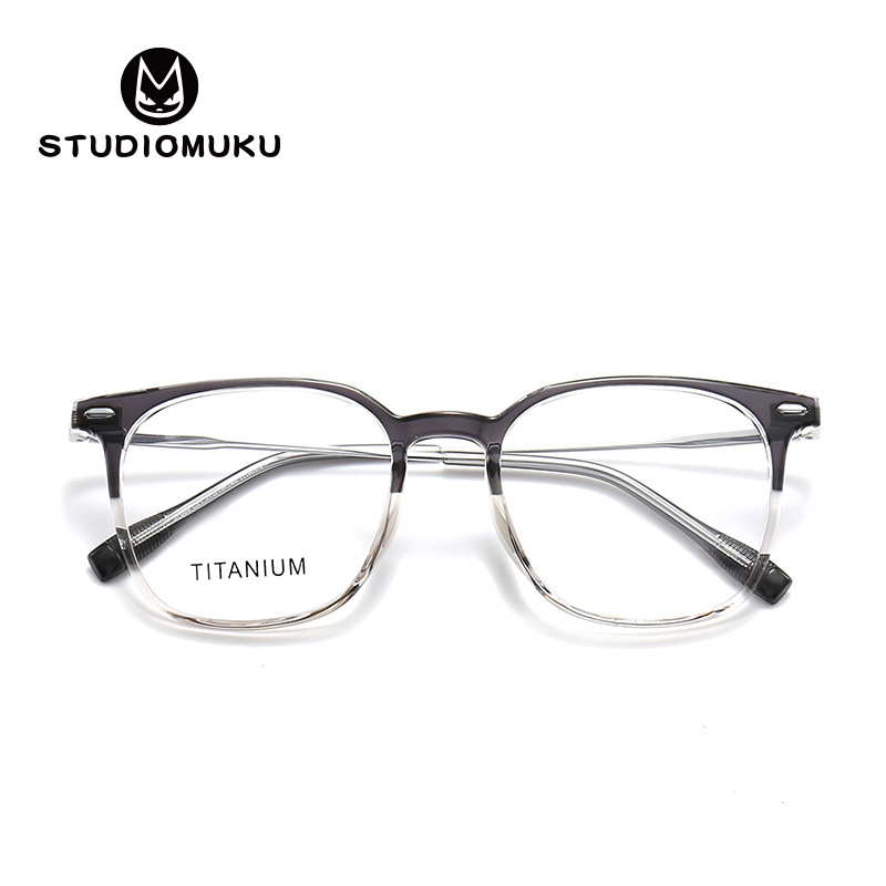 STUDIOMUKU gafas frescas de madera simple y generosa artesanía exquisita y textura ligera gafas lisas gafas de Marco