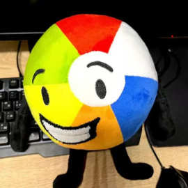 跨境新品Beach Ball Inspired Character沙滩球毛绒公仔玩偶