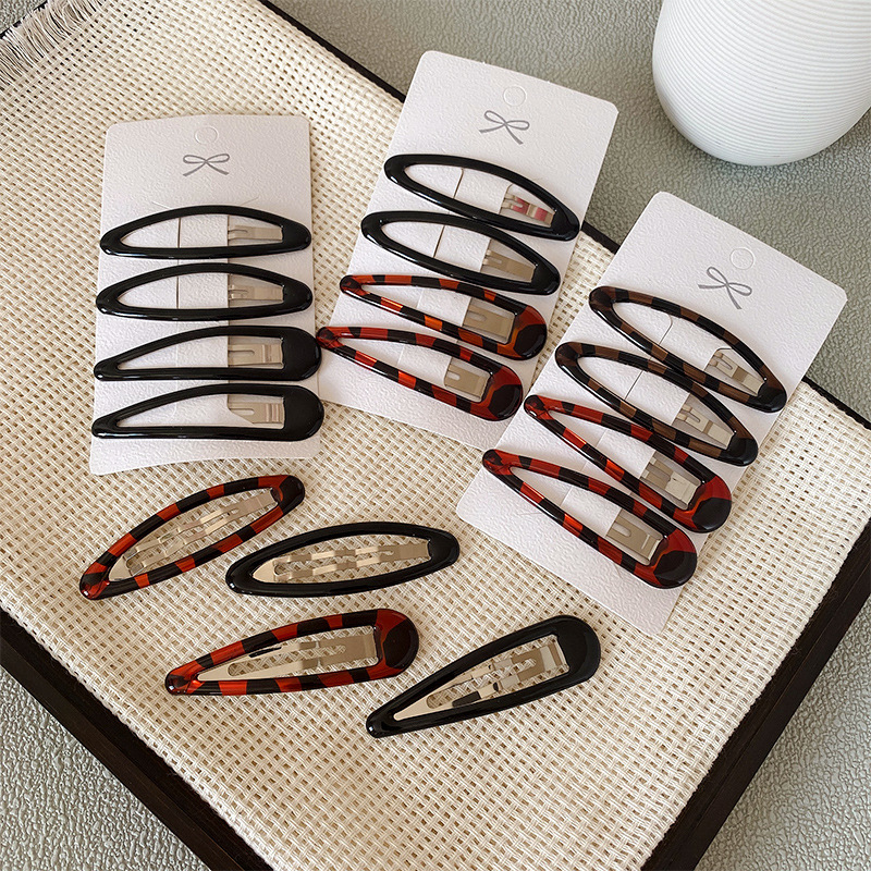 Korean Style Simple suit Hairpin Girl's Beautiful Side-Side Bangs Hairpin Headwear Cute Bb Clip Back of Head Hairpin Hair Accessories