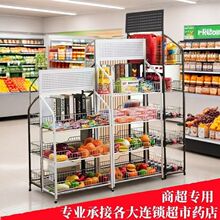 加厚便利店超市置物架零食货架饮料食品移动展示架玩具收银台收纳