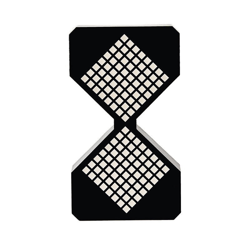 Reloj de arena electrónico, cibersensor de gravedad, tecnología negra, decoración de escritorio, gabinete, sala de estar, descompresión avanzada, luminiscencia