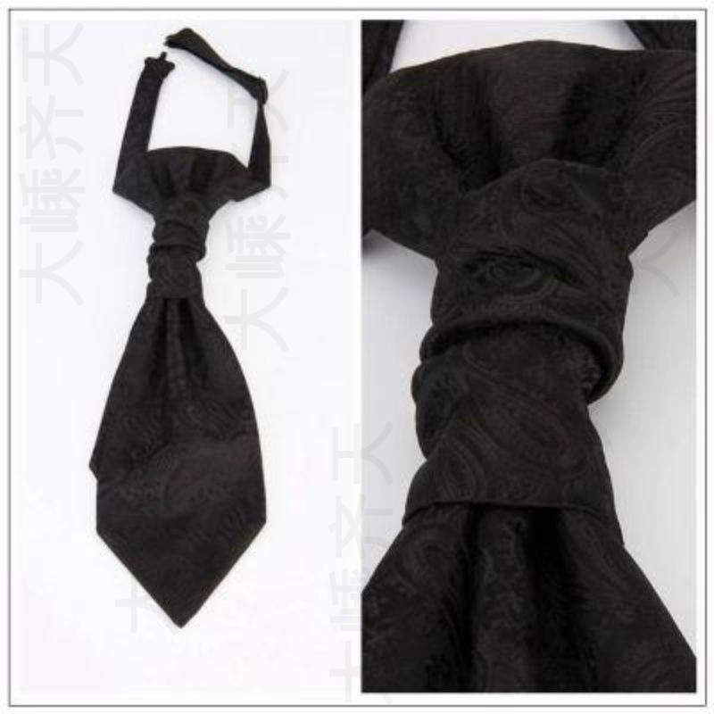 White Cashew Jacquard Tie Hong Kong Knot Lazy Bow Tie Suit Vest Wedding Photography Scarf Tuxedo Accessories