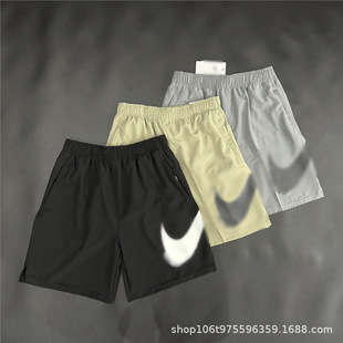 Summer Thin Quick-Drying Shorts Woven Loose Track and Field Breathable Running Fitness Training Casual Sports Pants