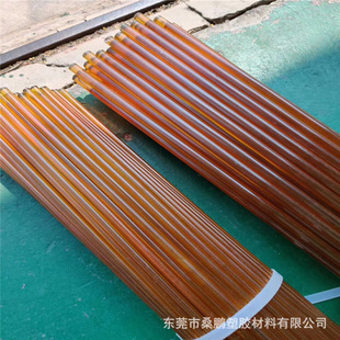PES rod processing deep brown deep amber polyether sulfone round rod red brown yellow black fiber PES rod