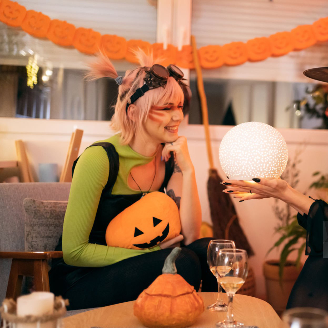 Cross-border Halloween vintage steampunk gafas colsp fiesta de baile vintage steampunk gafas gafas