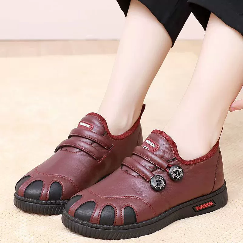 Зимние новые бархатные утолщенные женские сапоги водонепроницаемые повседневные мамы и папы толстые сапоги для пожилых людей