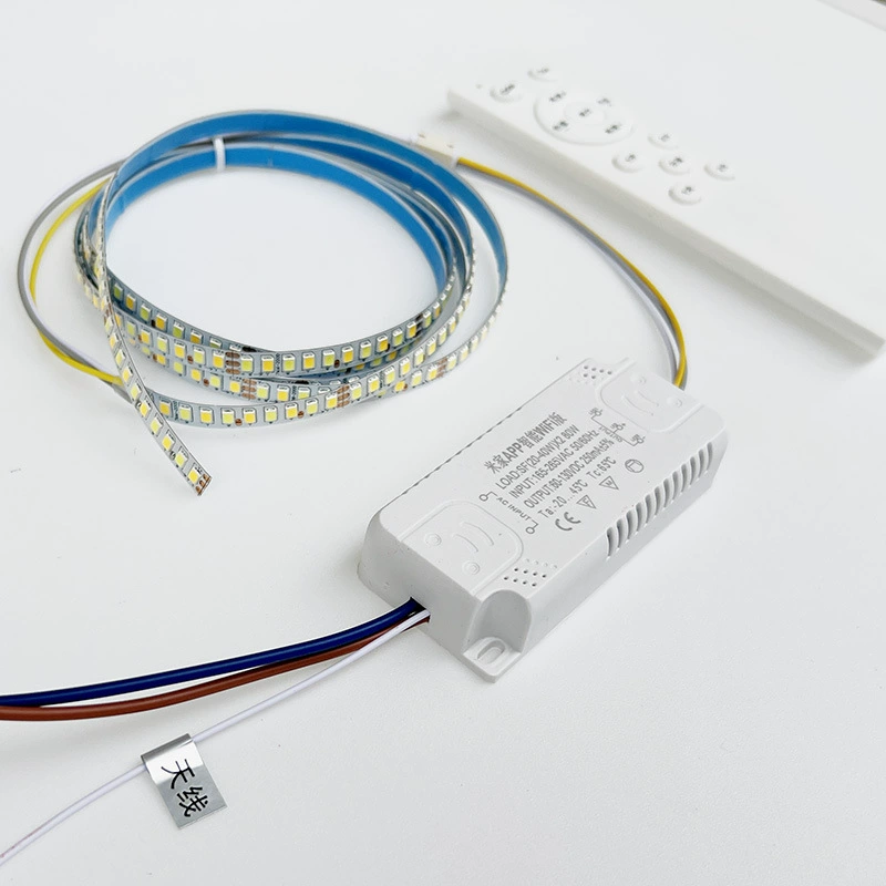 Светодиодная гибкая мягкая лампа с двухцветными световыми полосами WIFI пульт дистанционного управления сцена клей самоклеющийся световой линии линии потолочный светильник