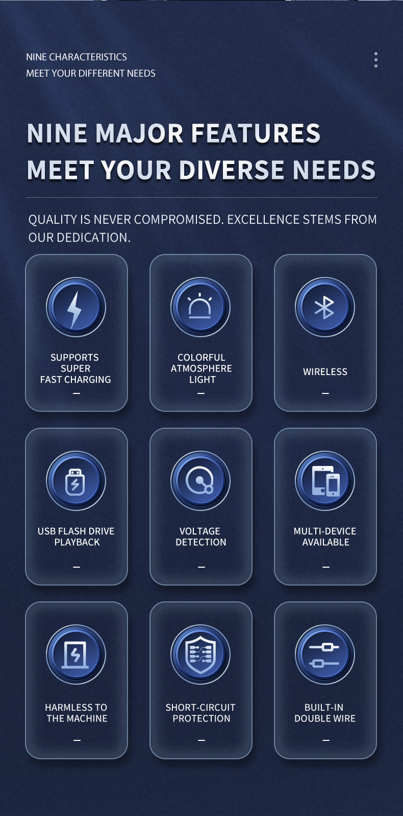 Ebay Cross-Border Factory Supply Car Bluetooth Receiver Supports Lossless Music Playback Car Mobile Phone Fast Charging
