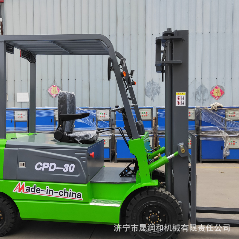 新能源3吨电动叉车新款全电动物流园货物装卸搬运车