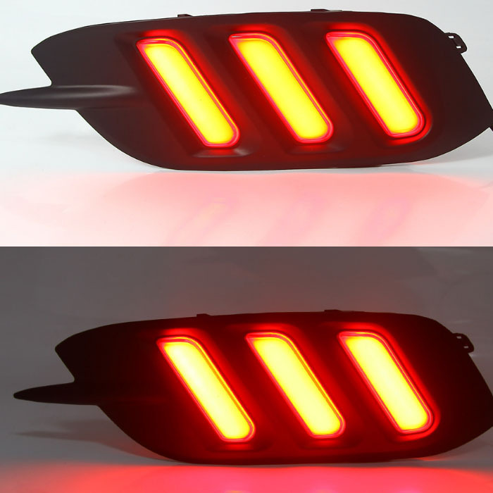 Aplicable a la décima generación de luces de barra trasera Civic Mustang luces traseras modificadas luces de freno luces de dirección de flujo