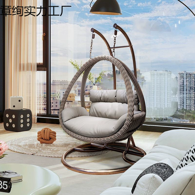 Подвесная корзина для улицы, домашнее кресло-качалка, птичье гнездо, подвесное кресло, колыбель, кресло из ротанга, двойное кресло-качалка для двора, домашний гамак, балкон, ленивый человек