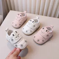 Обувь детская карикатураOther Brand для раннего возраста девочек, белые обувь на мягкой подошве, легкая и удобная