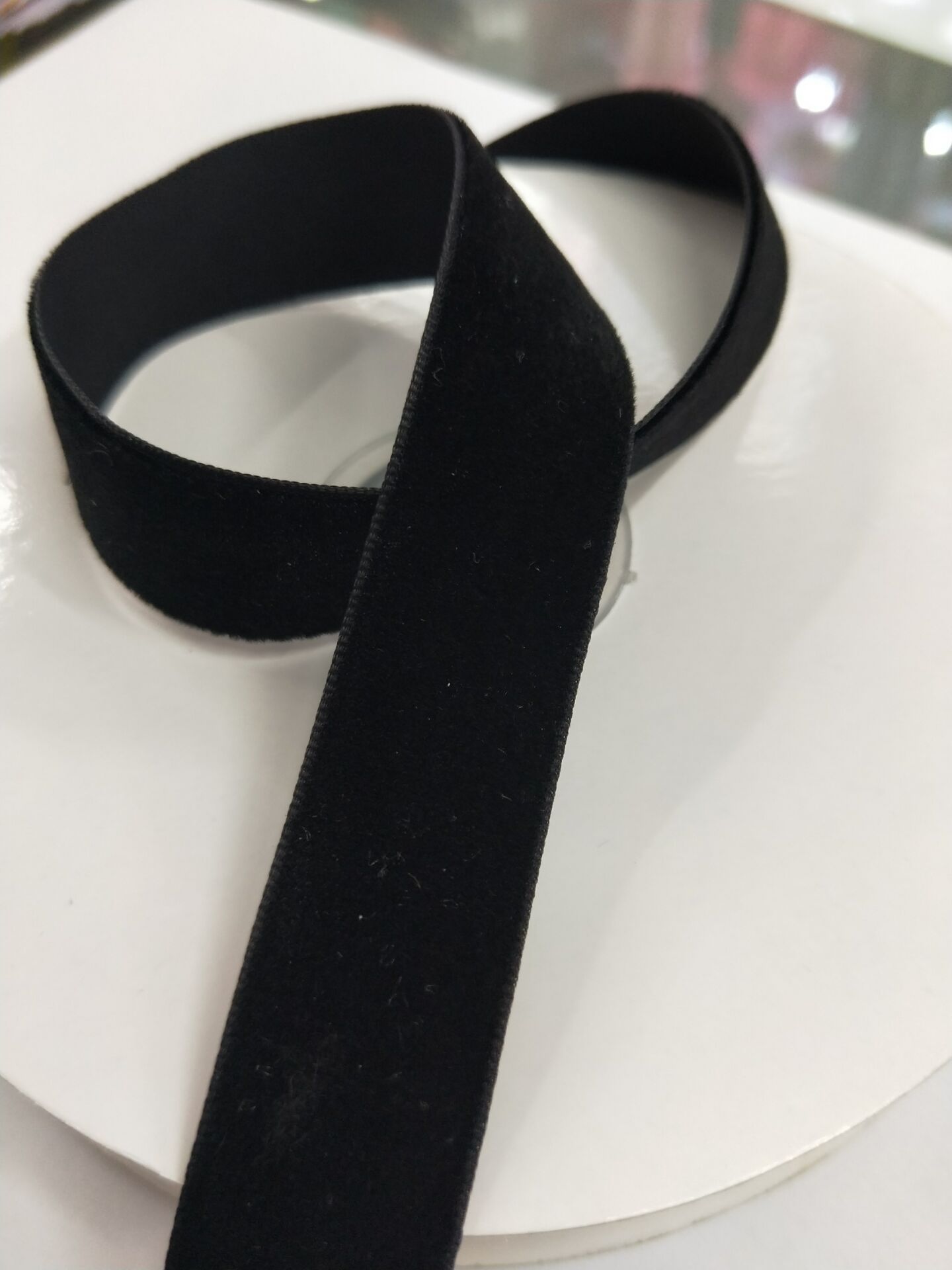 1cm unilateral cinta de terciopelo cinta de terciopelo multi-tamaño cinta de terciopelo ropa de tocado material de decoración