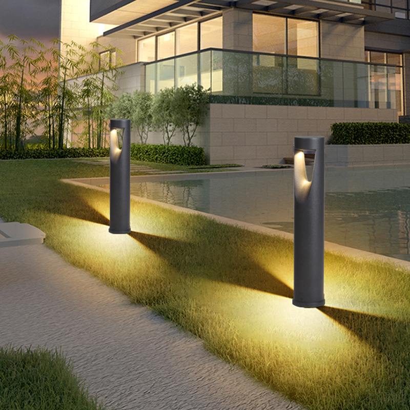 Luz de césped LED al aire libre Villa minimalista Luz de césped de la comunidad Plaza Parque Jardín Villa Casa Luz de césped LED