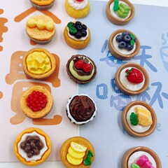 磁気冷蔵庫貼り付け3d立体シミュレーション食品フルーツケーキ磁気固定メッセージ貼り付け写真強磁気釘