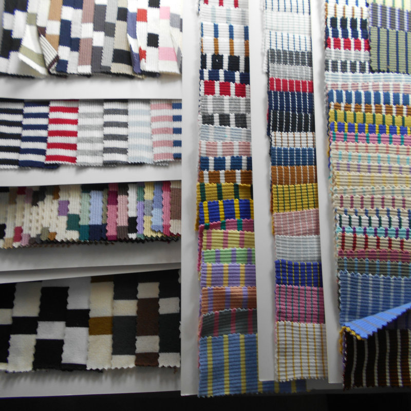 新品罗纹2X2汗布条纹布 全棉针织条纹2*2罗纹布 纯棉袖口罗纹面料