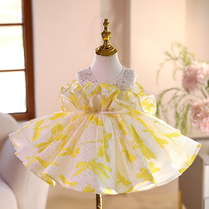 Mutter & Kinder Kinder Tutu Prinzessinnenkleid Mädchen Geburtstagsparty Outfit Klavierauftritt Modenschau Blumenmädchen erster Geburtstag_voghion.com