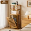 [Tip bucket storage basket] Original color - single row 40 long