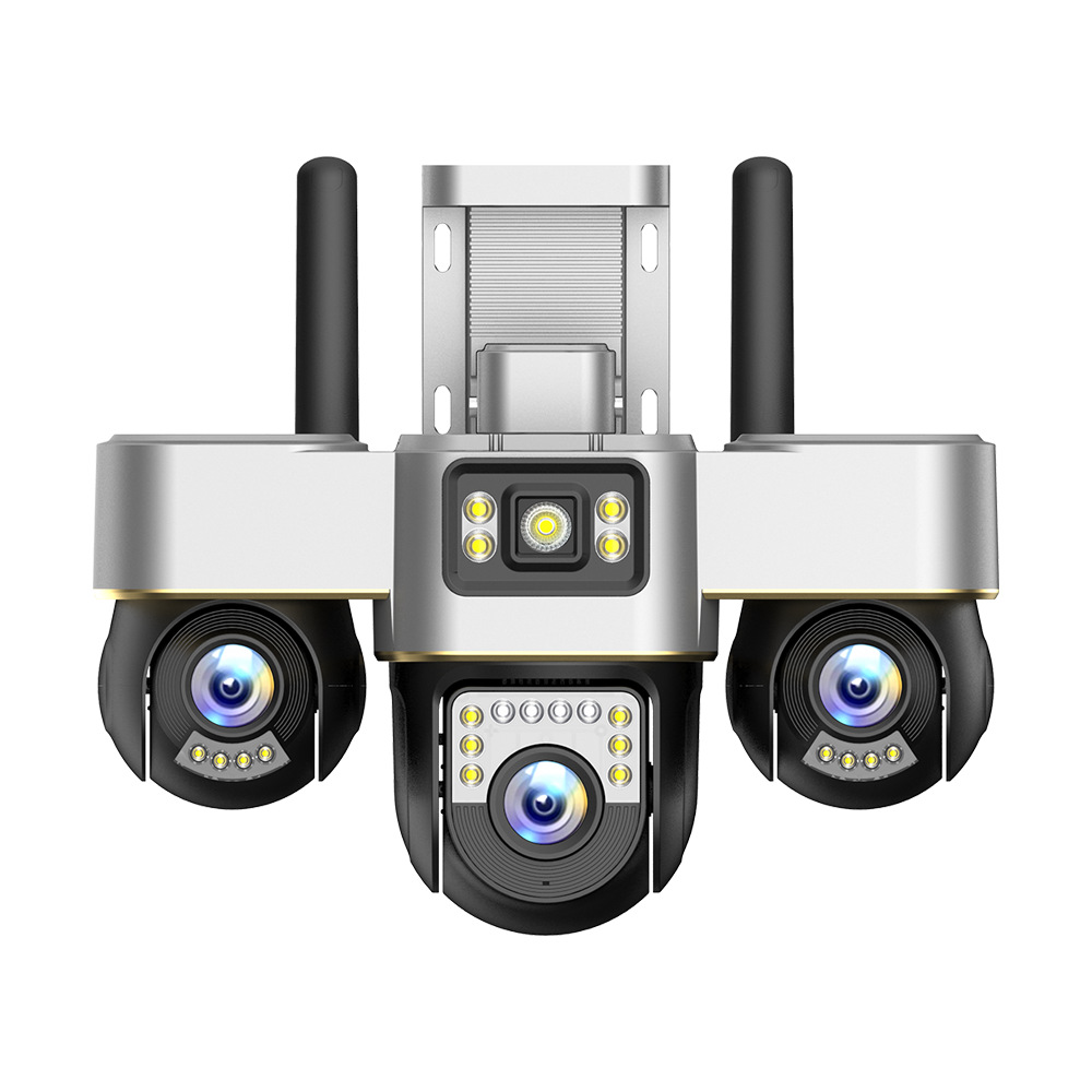 V380pro tres lentes 4G tres PTZ monitoreo teléfono remoto HD visión nocturna red wifi cámara impermeable