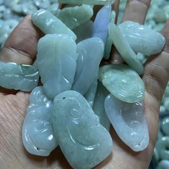 四会翡翠A級品、如意竹節翡翠、翡翠玉展示会販売ギフト、抖音ライブ配信