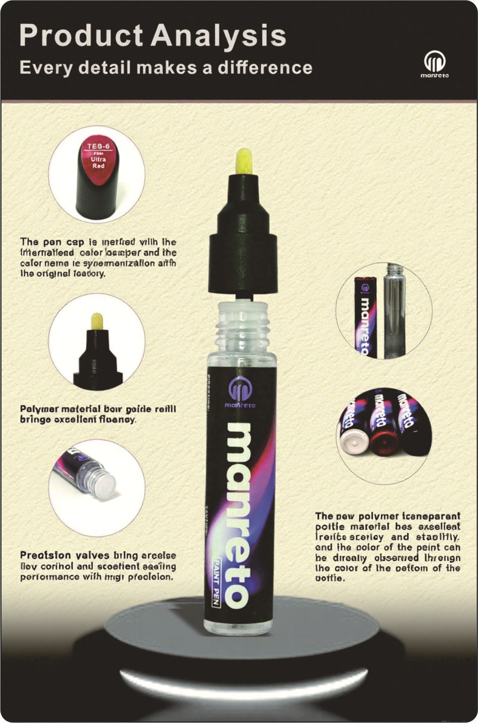 Suitable for Audi Car Touch-Up Pen A6La4L/A8/Q5L/Q7Q8 Car Paint Scratch Repair Artifact Modification
