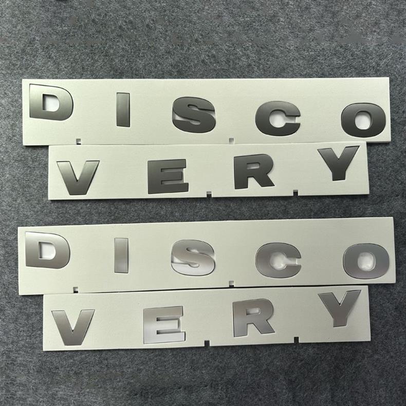 Suitable for Land Rover Discovery 4, English lettering for the hood emblem, front lettering, Discovery 3 and Discovery 4 car stickers