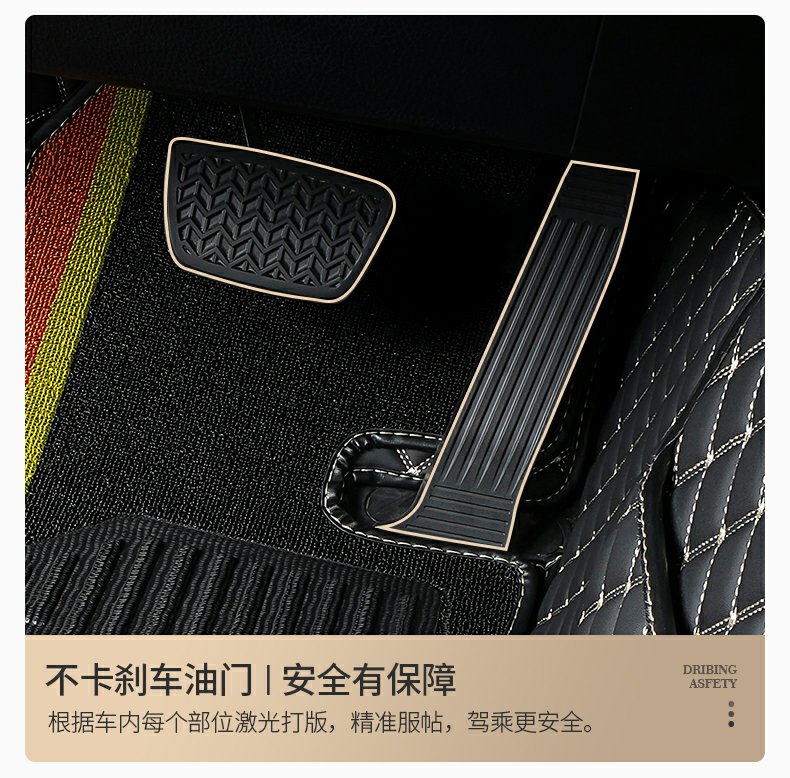 24 models of JAC Ruifeng RF8 car accessories, full-coverage 7-seater driver and passenger side Snowy carpet floor mats