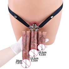 176A配硅胶仿真阳具头DIY负数阴茎笼 男用贞洁cb锁负极禁锢防出轨