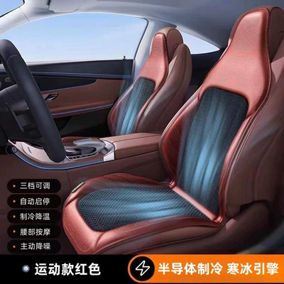Cool pad – Silk Breathable Truck Cooling Cushion - 12v-red-semiconductor-refrigeration-model-16-core-ice-engine-massage-extremely-fast