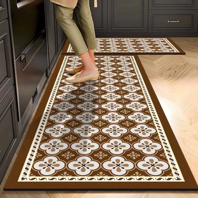 Oil-Proof Floor Mats, Home Kitchen, Avtomobil döşəmə paspasları - rytc-15-technical-cloth-rubber-sole-40x60cm-one-piece