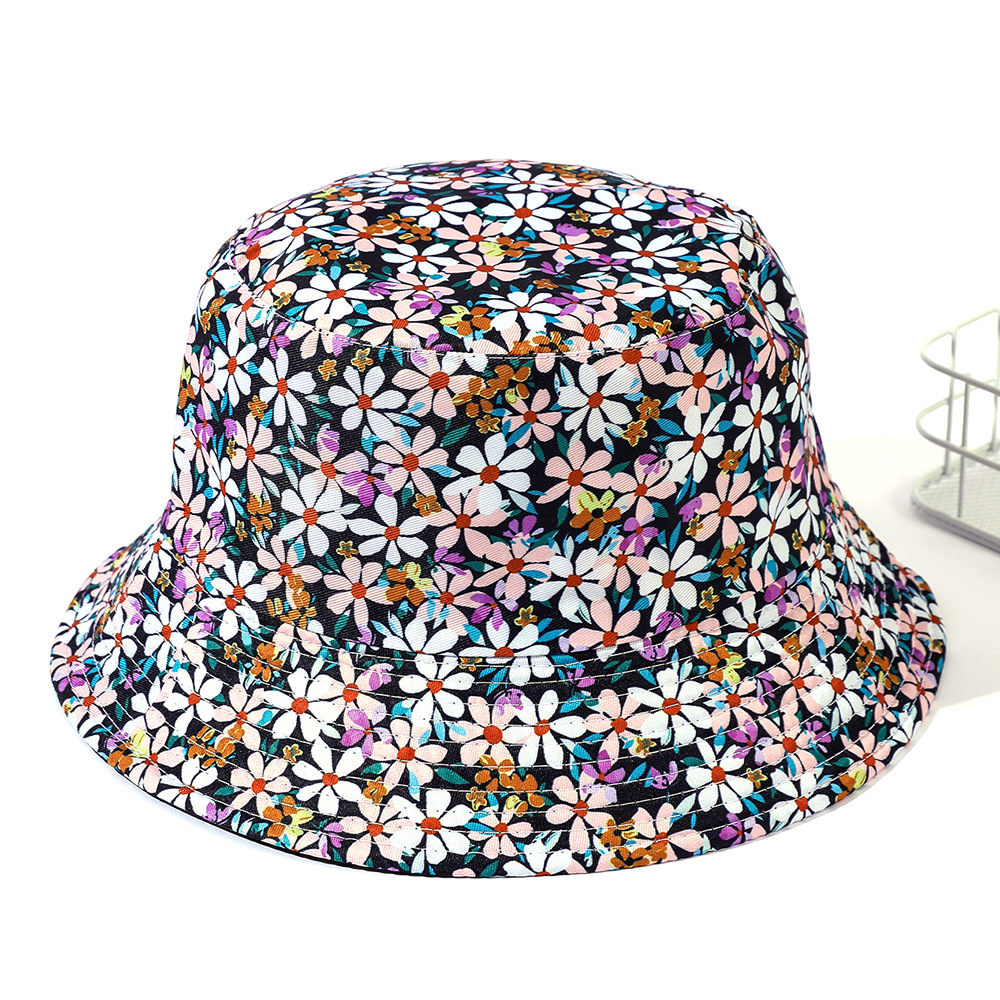 Artístico fresco floral primavera y verano sombrero de sol femenino sombrero de sol
