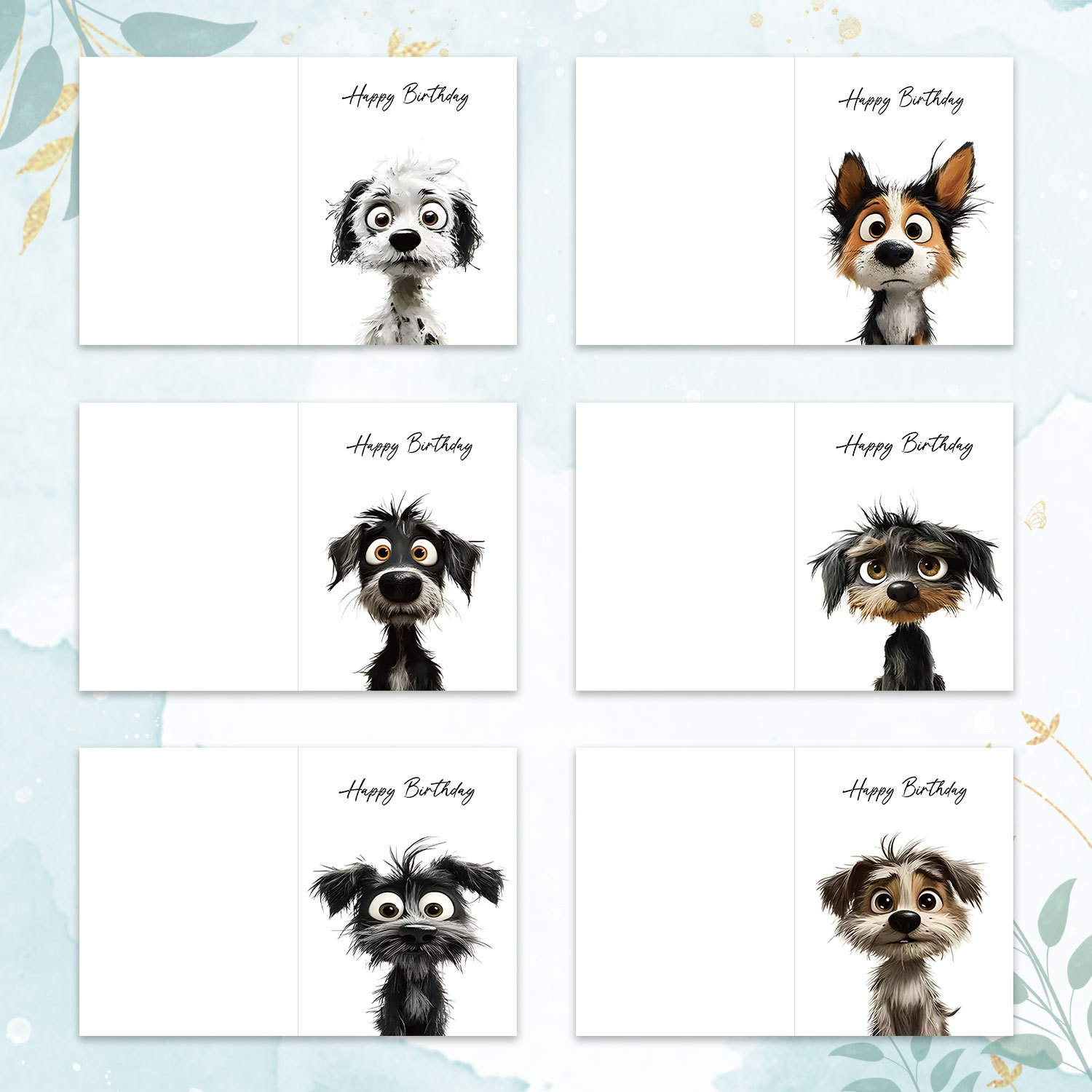 6개 세트(봉투 6개 포함)