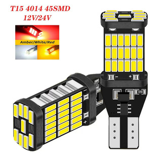 Cross-Border Car Led Car Light T15 45Smd 4014 Decoding Light Led Reversing Light Led Turn Signal