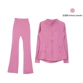 Velvet Pink Flared Set