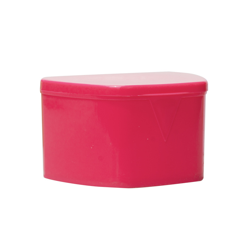 Caja de dientes de color dental, caja de almacenamiento de dientes trapezoidal, caja de retenedor, caja de dentadura, caja de dentadura, caja de frenillos, caja de almacenamiento