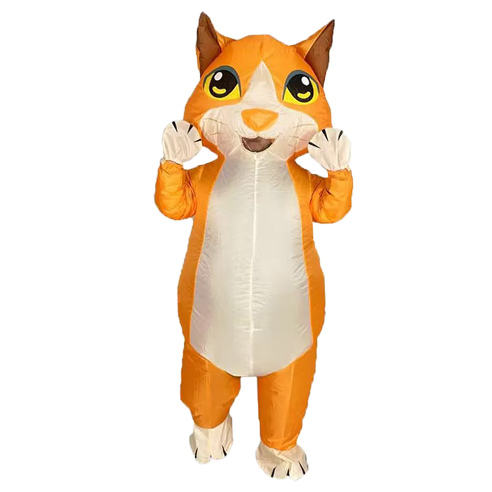Fábrica transfronteriza gato y ratón dibujos animados muñecas inflables Halloween espectáculo comercial crucero caminando espectáculo escenario ropa de props