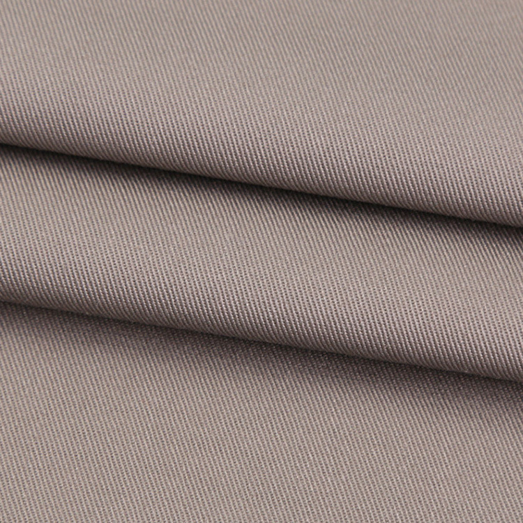 Tc tejido de alta calidad teñido sólido 80% poliéster 20% algodón 3 / 1 tela de twill uniforme