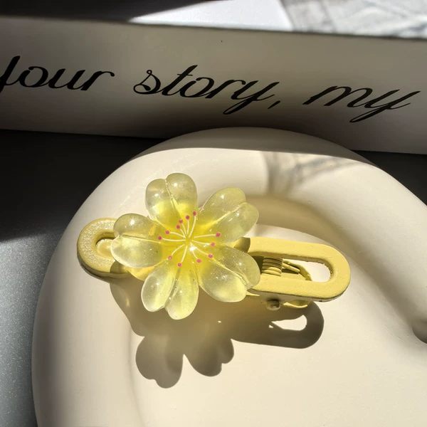 Yellow-small wavy clip