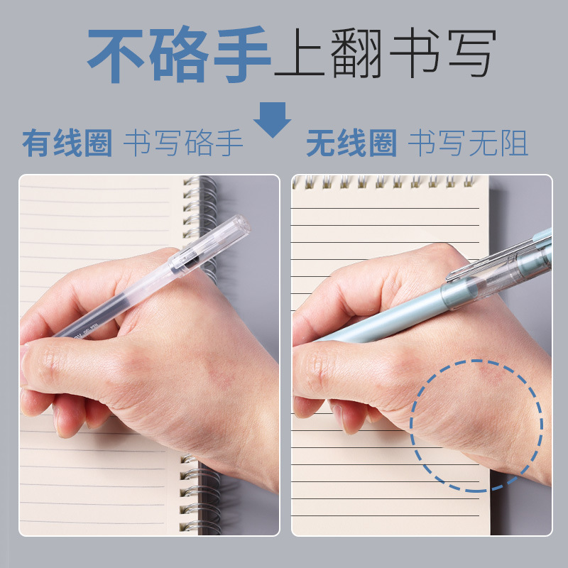 Cuaderno abatible B5 bobina libro Cuaderno de rejilla a cuadros para estudiantes de secundaria y universitarios cuaderno de aprendizaje a cuadros