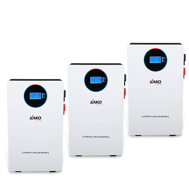 [SAKO lifepo4 battery 51.2v太阳能家用壁挂式储能磷酸铁锂电池]