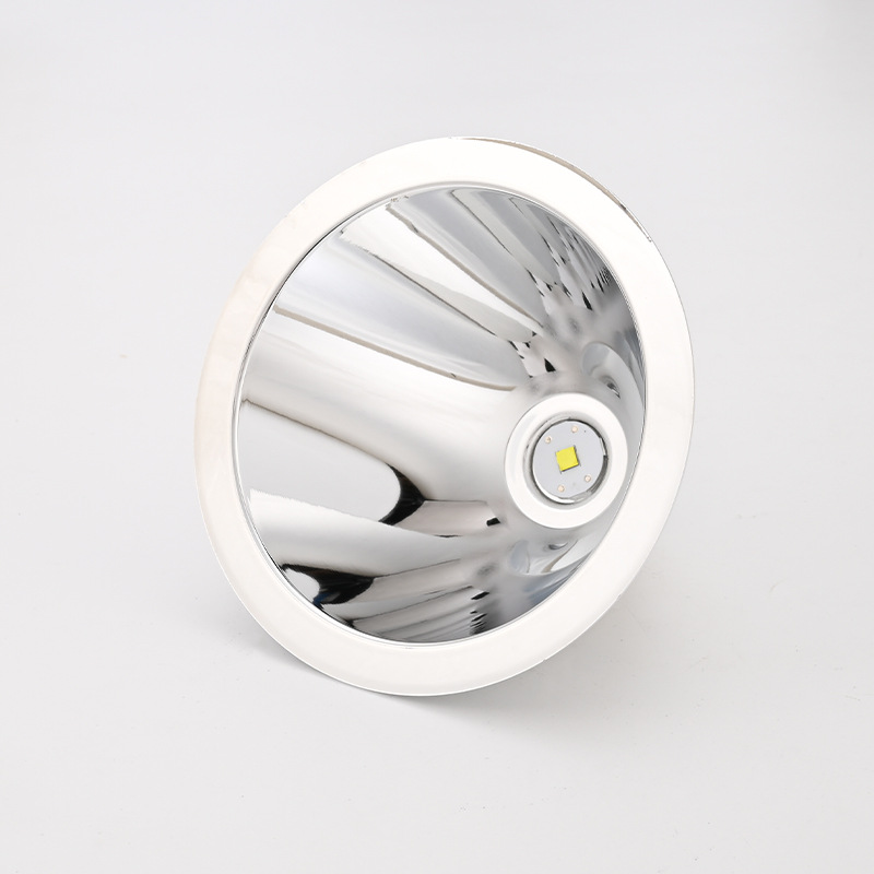 알루미늄 합금 반사 컵 광부의 램프 반사 커버 조명 액세서리 큰 직경 반사 컵 고고도 전기 도금 스포트라이트 컵 도매