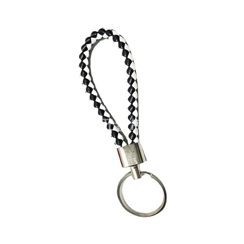 Leather Cord Keychain Braided Keychain Car Pendant Leather Keychain Accessories Couple Bag Accessories Wholesale