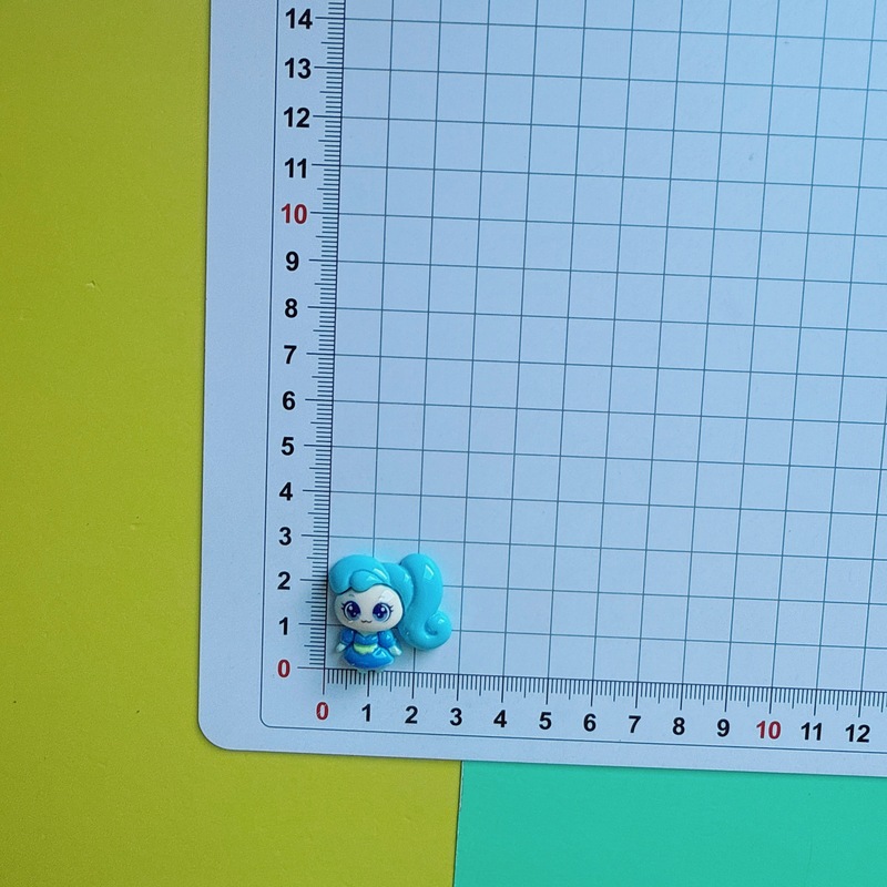 卡通可爱魔法少女 diy小饰品手工发夹手机壳文具贴片材料树脂配件|undefined