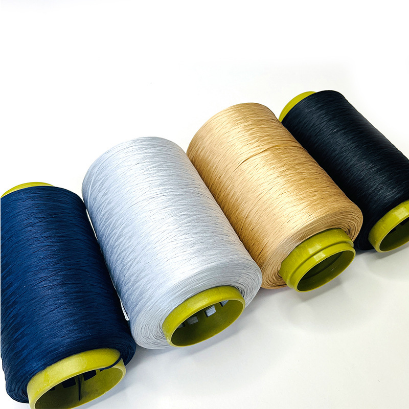 Wholesale 6.4 Count Polyester Straw Yarn Woven Sweater Hand Crocheted Bag 4 Strands Konjac Yarn Special Fancy Yarn