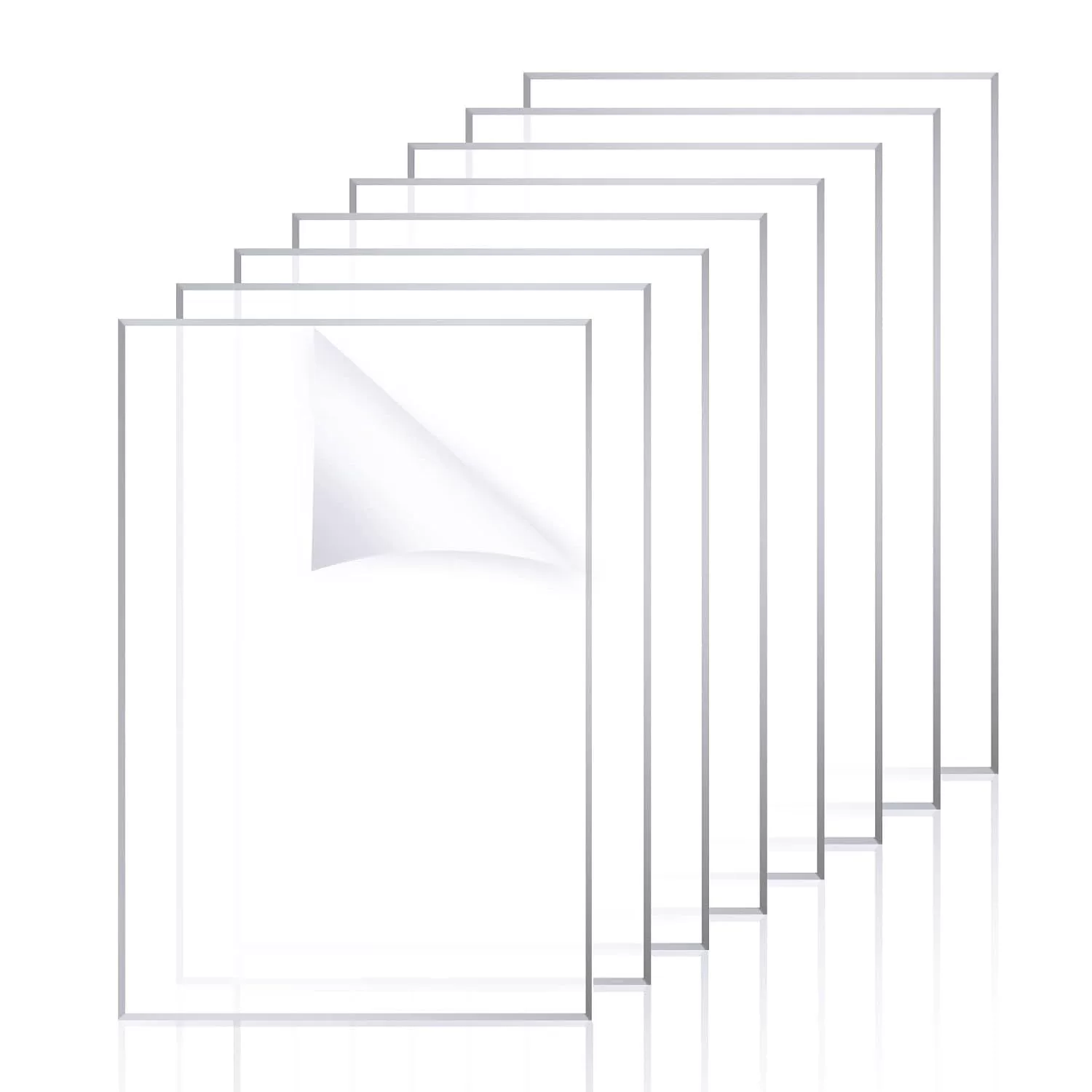 Акриловая прозрачная плексигласовая пластина фоторамка Замена DIY Пустой Логотип Ручная роспись палитра Свадебное приглашение