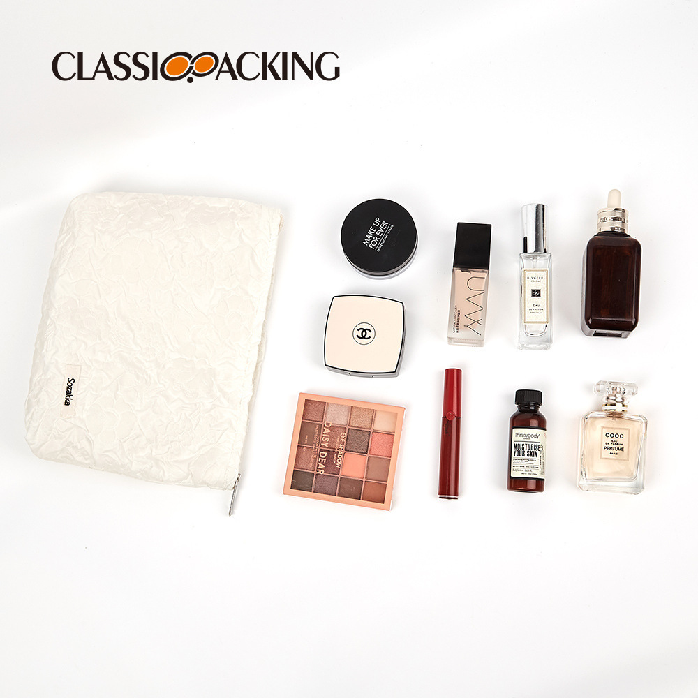 Bolso cosmético de papel DuPont salvaje de color sólido japonés bolso de embrague portátil estilo ins almacenamiento cosmético multifuncional coreano