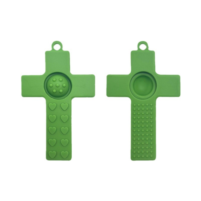 Cruces transfronterizas en caliente ecológicas de grado alimenticio anti-comer mano tranquilizadora diente entrenamiento oral arco iris fábrica de bloques directos